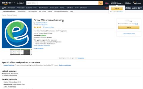Great Western ebanking: Amazon.co.uk: Appstore for Android