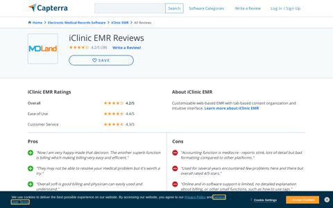iClinic EMR Reviews 2020 - Capterra