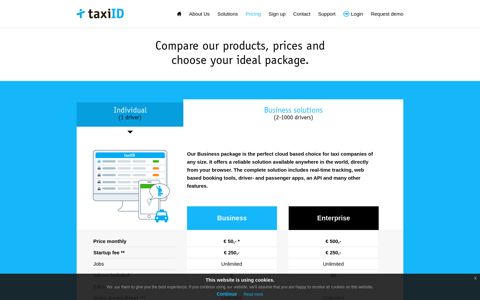 Increase your online booking volume with taxiID solutions