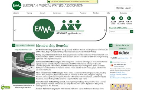 Membership Benefits - European Medical Writers Association