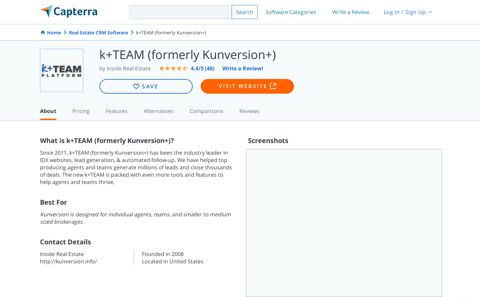 k+TEAM (formerly Kunversion+) Reviews and Pricing - 2020