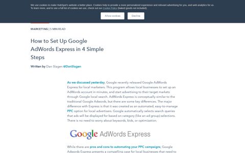 How to Set Up Google AdWords Express in 4 Simple Steps
