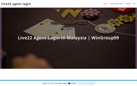 live22 agent login - Site123