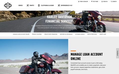Motorcycle Financing & Insurance Services | Harley-Davidson ...