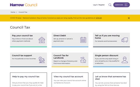 Council Tax – Harrow Council