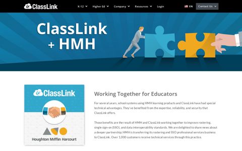 ClassLink + HMH