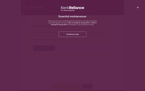 FAQs | Kent Reliance for Intermediaries