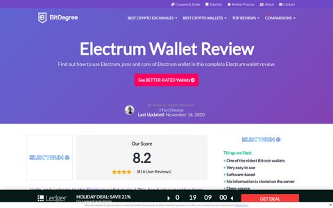 Complete Electrum Wallet Review: How to use Electrum?