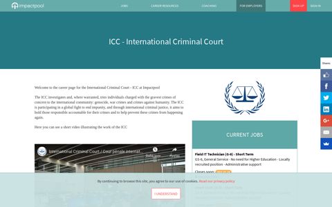 Jobs at ICC - International Criminal Court - Impactpool