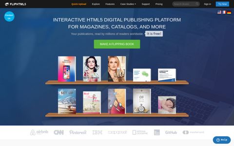 FlipHTML5: Free HTML5 Flip Book Maker Online; Interactive ...