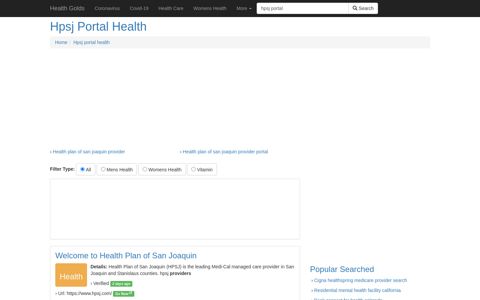Hpsj Portal Health - Health Golds