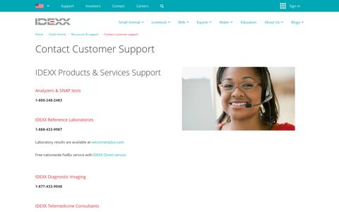 Contact IDEXX Customer Support - IDEXX US