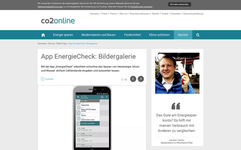 App EnergieCheck: Zählerstände | co2online