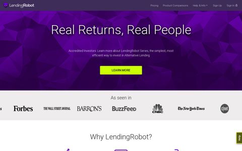 LendingRobot | Automated Investing in Peer Lending
