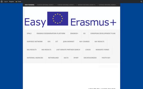 login mobility tool – Erasmus is easy