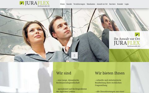 JURAFLEX Rechtsanwalts AG: Willkommen