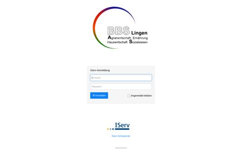 IServ - bbs-lingen-as.net: Anmelden