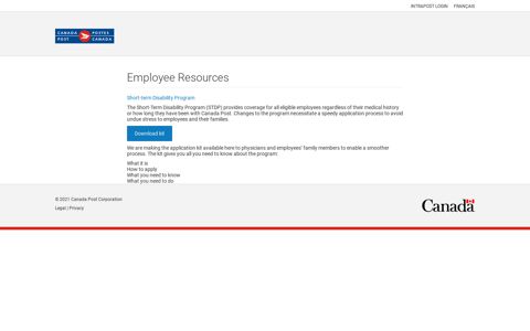 Employee Resources - Canada Post