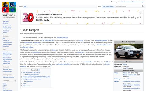 Honda Passport - Wikipedia