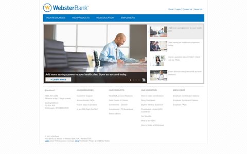 Home | Webster Bank - HSA Bank