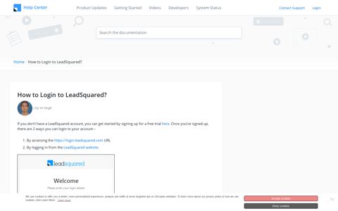 How to Login to LeadSquared? - LeadSquared Help and ...