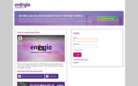 Energia | Log in