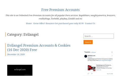 Evilangel Archives | Free Premium Accounts