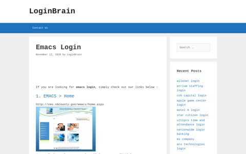 Emacs Emacs &Gt; Home - LoginBrain