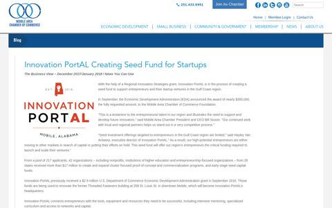 Innovation PortAL Creating Seed Fund for Startups : Mobile ...