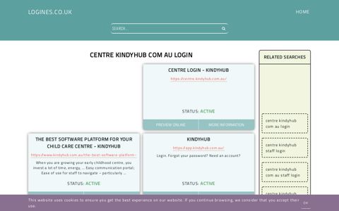 centre kindyhub com au login - General Information about Login
