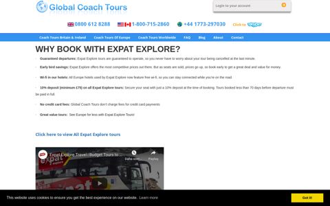 European Vacation Packages - Coach Tours - Expat Explore ...