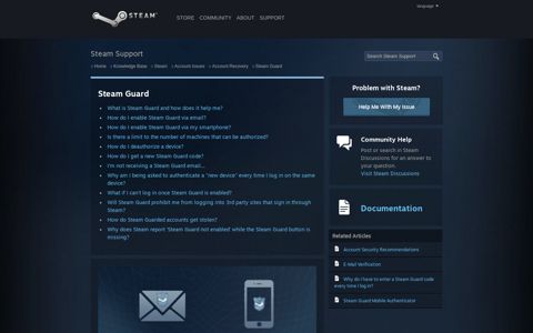 Steam Guard - Account Recovery - Knowledge Base - Steam ...