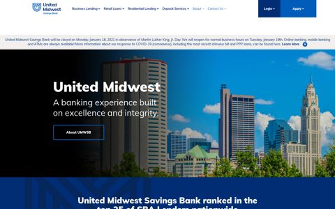 United Midwest Savings Bank | SBA Lending & Banking ...