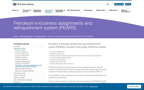 Petroleum e-business assignments and ... - Oil and Gas Authority
