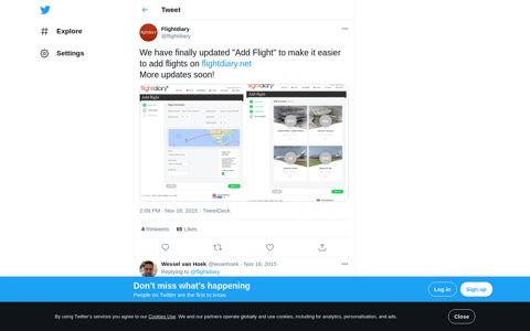 Flightdiary on Twitter: "We have finally updated "Add Flight" to ...