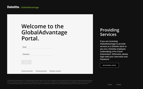 the GlobalAdvantage Portal.