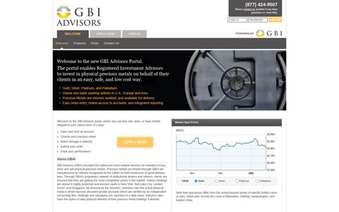 GBI Advisors Portal