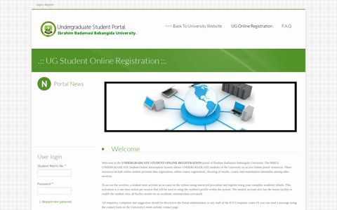 .:: UG Student Online Registration ::. | Undergraduate ...
