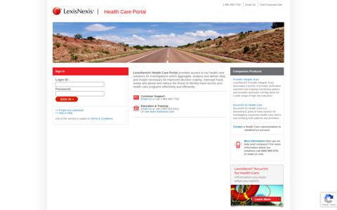 LexisNexis® - LexisNexis® Health Care Portal Login