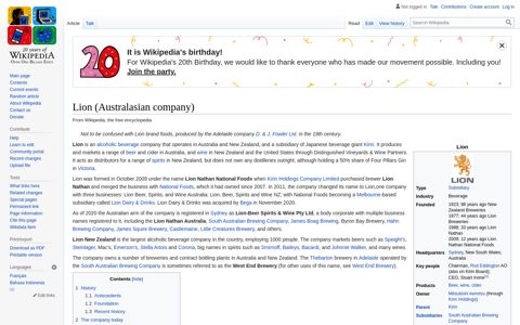 Lion (Australasian company) - Wikipedia