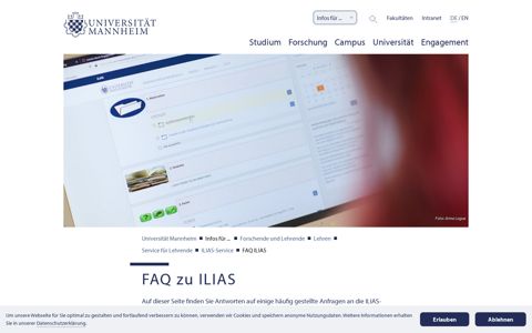 FAQ ILIAS | Universität Mannheim