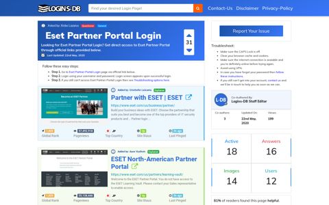 Eset Partner Portal Login - Logins-DB