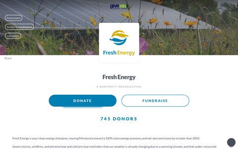 Fresh Energy | GiveMN