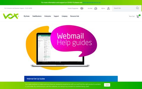 Webmail Set Up Guides | Vox