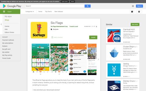 Six Flags - Apps on Google Play