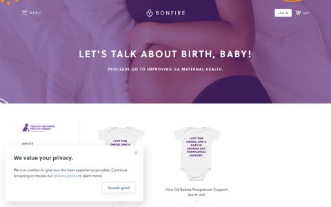 Let's Talk About Birth, Baby! | Proceeds go to ... - Bonfire