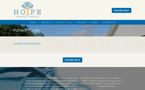 Patient Portal – Hope Community Medicine