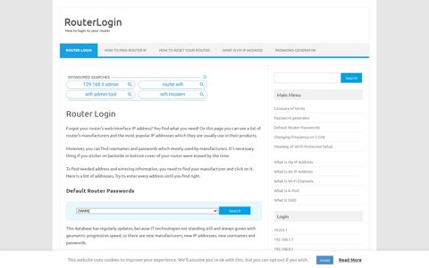 RouterLogin | How to login to your router