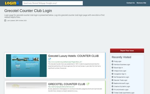 Grecotel Counter Club Login - Loginii.com