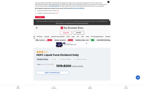 HDFC Liquid Fund - The Economic Times